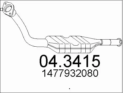 Catalytic Converter (04.3415)