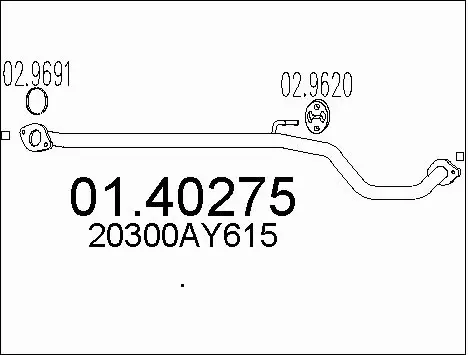 Exhaust Pipe (01.40275)