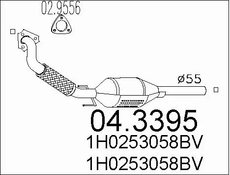Catalytic Converter (04.3395)