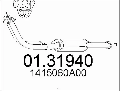 Exhaust Pipe (01.31940)