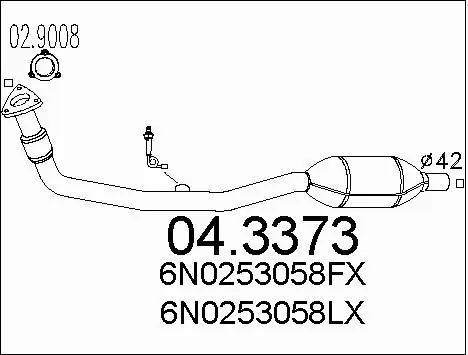 Catalytic Converter (04.3373)