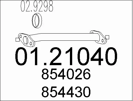 Exhaust Pipe (01.21040)