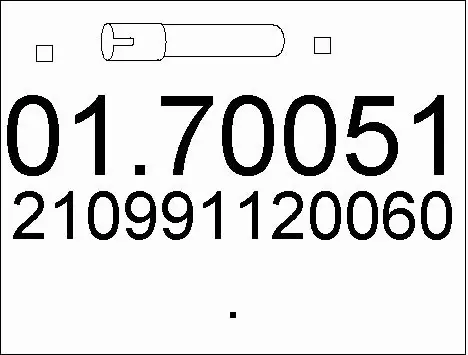Exhaust Pipe (01.70051)