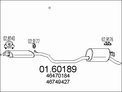 Rear Muffler (01.60189)