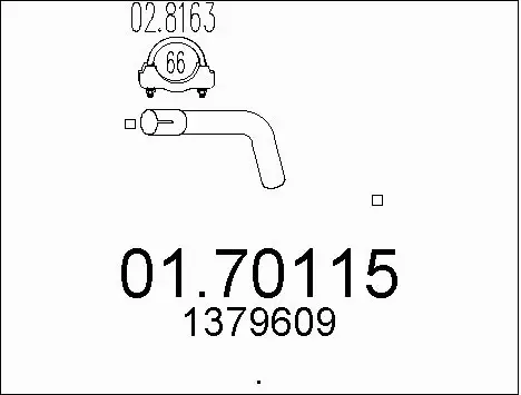 Exhaust Pipe (01.70115)