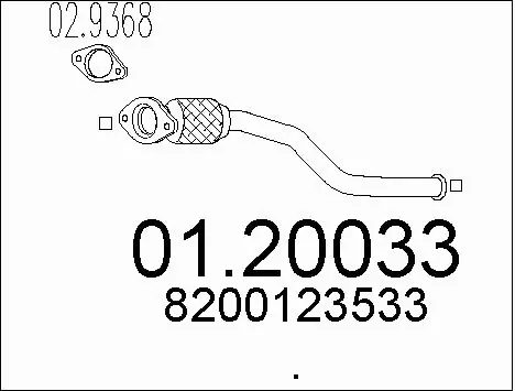 Exhaust Pipe (01.20033)