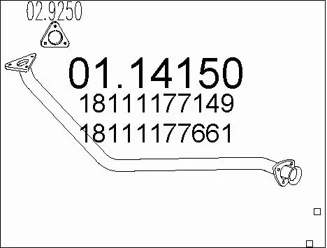 Exhaust Pipe (01.14150)