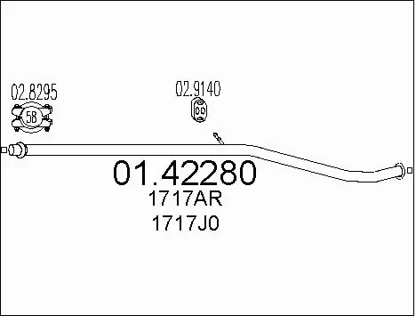 Exhaust Pipe (01.42280)