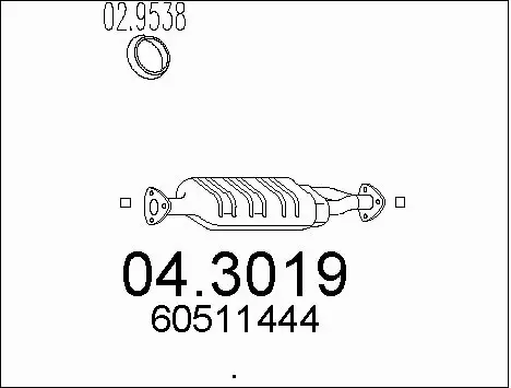 Catalytic Converter (04.3019)