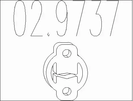 Rubber Buffer, muffler (02.9737)