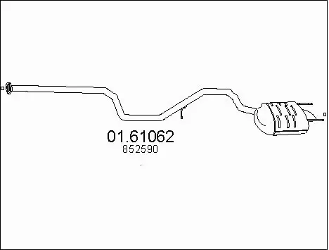 Rear Muffler (01.61062)