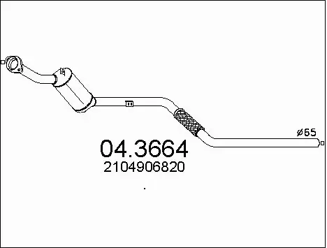 Catalytic Converter (04.3664)