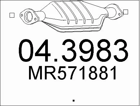 Catalytic Converter (04.3983)
