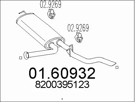 Rear Muffler (01.60932)