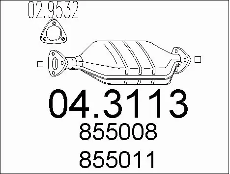 Catalytic Converter (04.3113)