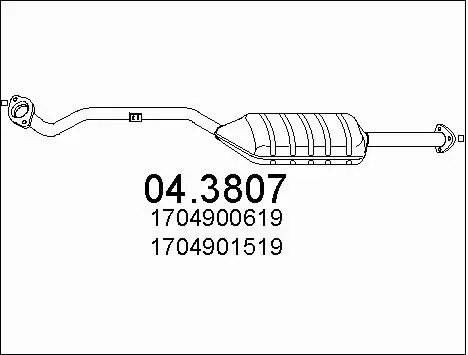 Catalytic Converter (04.3807)