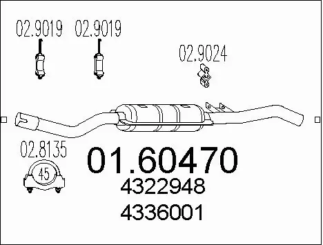 Rear Muffler (01.60470)