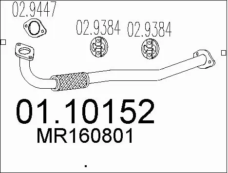 Exhaust Pipe (01.10152)