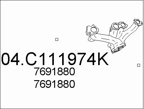 Exhaust Pipe (04.C111974K)