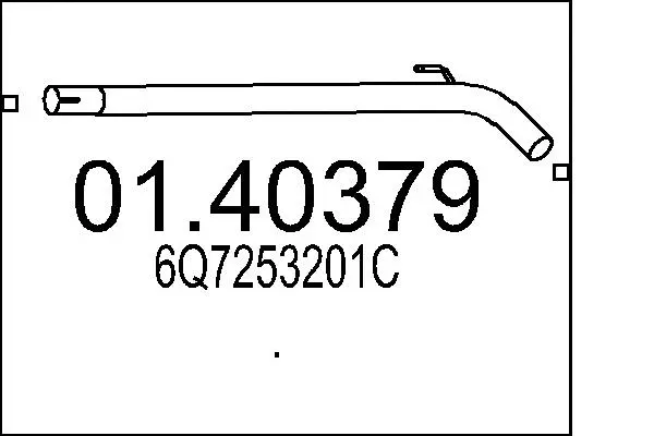Exhaust Pipe (01.40379)