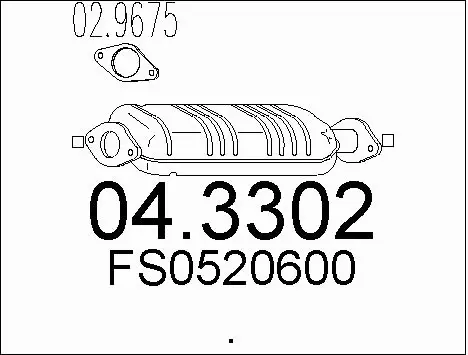 Catalytic Converter (04.3302)