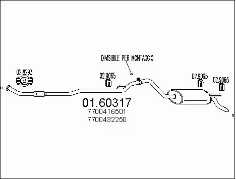 Rear Muffler (01.60317)