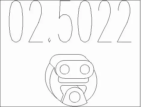 Rubber Buffer, muffler (02.5022)