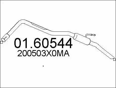 Rear Muffler (01.60544)