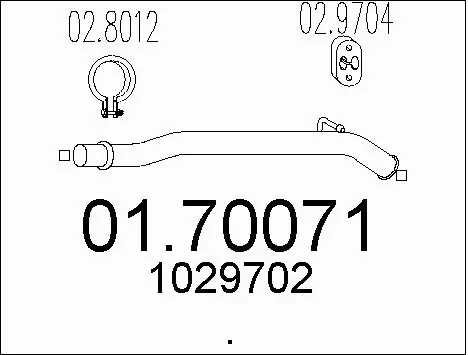 Exhaust Pipe (01.70071)