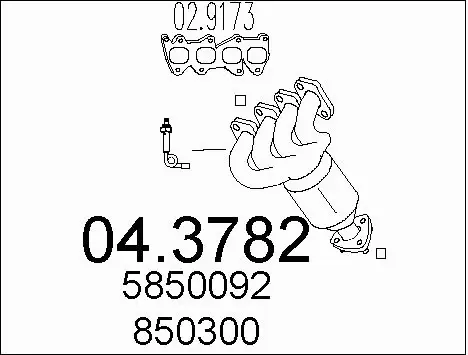 Catalytic Converter (04.3782)