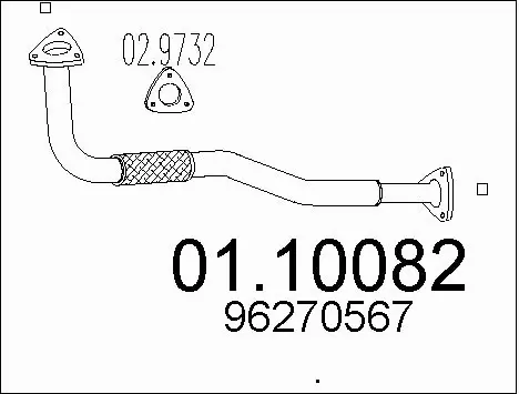 Exhaust Pipe (01.10082)