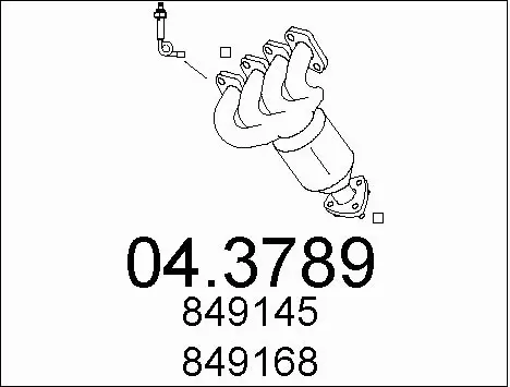 Catalytic Converter (04.3789)