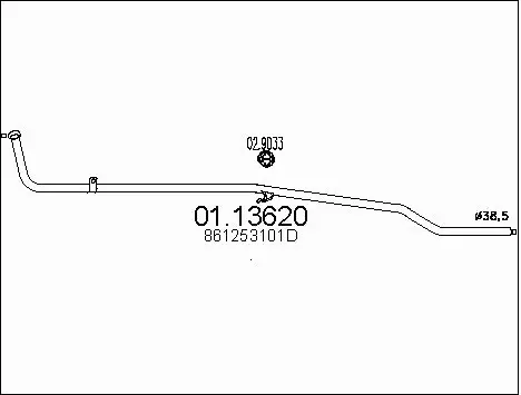 Exhaust Pipe (01.13620)