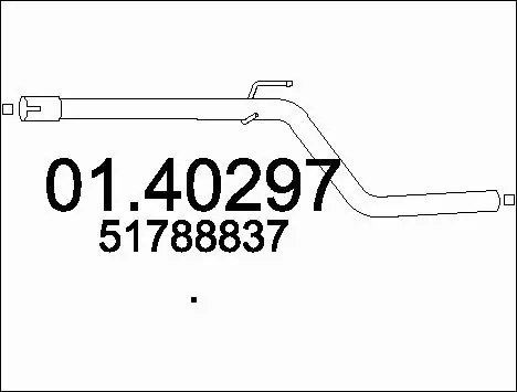 Exhaust Pipe (01.40297)