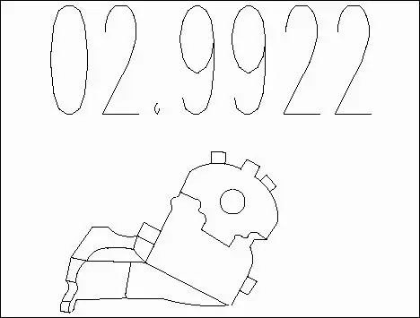 Rubber Buffer, muffler (02.9922)