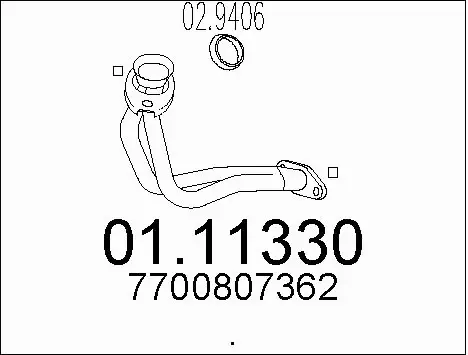 Exhaust Pipe (01.11330)