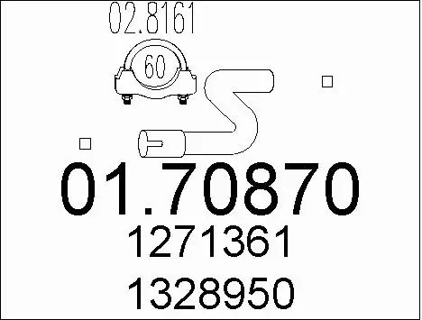 Exhaust Pipe (01.70870)