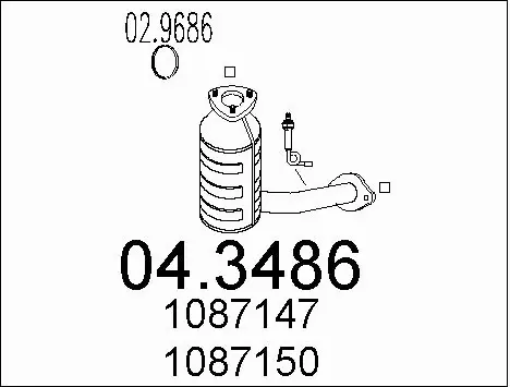Catalytic Converter (04.3486)