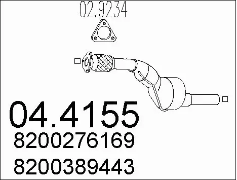 Catalytic Converter (04.4155)