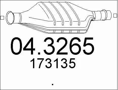 Catalytic Converter (04.3265)