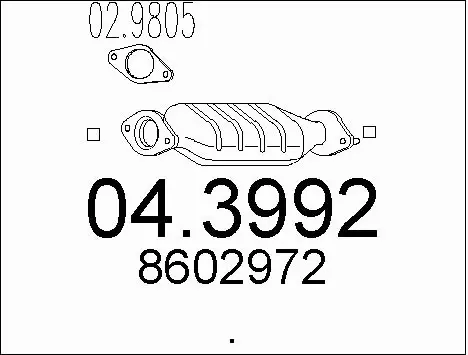 Catalytic Converter (04.3992)