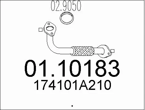 Exhaust Pipe (01.10183)