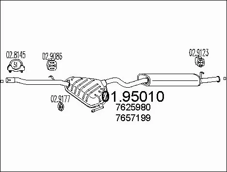 Rear Muffler (01.95010)