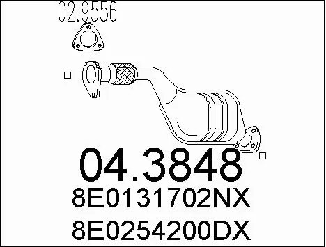 Catalytic Converter (04.3848)