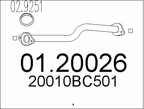 Exhaust Pipe (01.20026)