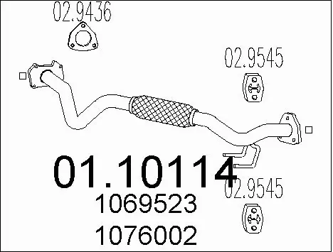 Exhaust Pipe (01.10114)