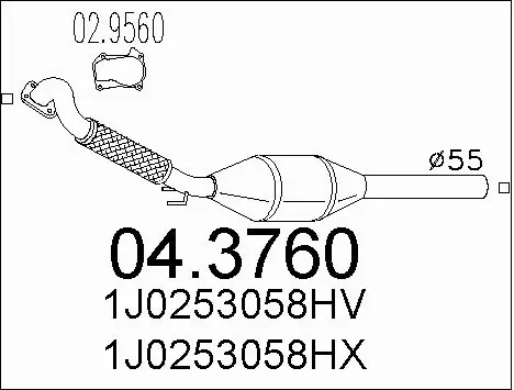 Catalytic Converter (04.3760)