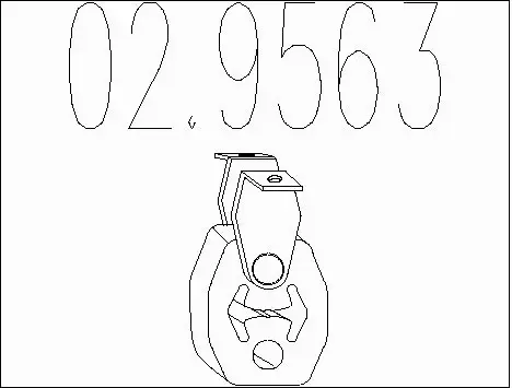 Rubber Buffer, muffler (02.9563)