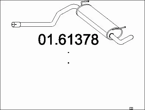 Rear Muffler (01.61378)