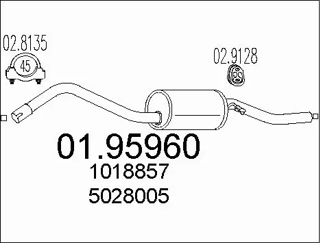 Rear Muffler (01.95960)